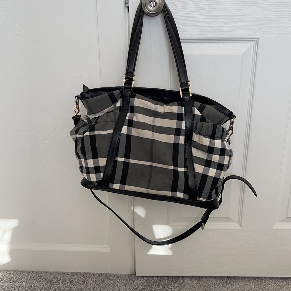 Burberry Nova tote diaper bag